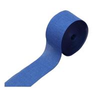 rouleau de toile de jute Rouleau de ruban en toile jute naturelle 10 m for décorations colorées, mariage rustiques vintage pour les loisirs créatifs(Blue)