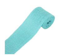 rouleau de toile de jute Ruban de jute en toile naturelle 2 m, 6 cm, ruban, garnitures, décoration mariage rustique, fournitures for événements et fêtes pour les loisirs créatifs(Turquoise)