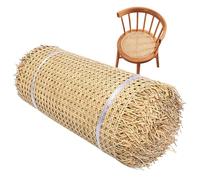 Rouleau de toile de jute tissée polyvalente pour meubles, chaises, armoires, plafonds, paniers et projets de bricolage - 50 cm de couleur