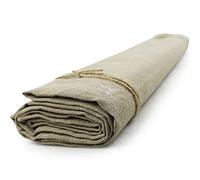 Rouleau de toile de lin pour peintures - 175,3 cm de large et 3 m de long - Rouleau de toile brute vierge non apprêtée pour peinture, fournitures d'art pour artiste, idéal pour la peinture acrylique à