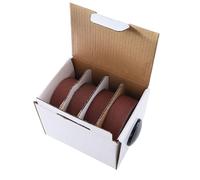 Rouleau de toile émeri 25 mm x 6 m Bande abrasive pour le polissage du métal, du bois, du verre, dos en nylon souple