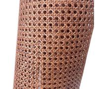 Rouleau de toile en plastique de 50 cm de large, feuille de rotin synthétique pour réparation de meubles et vannage à faire soi-même - Maille ouverte tissée pour chaises, armoires, lits (50,8 x 200,7