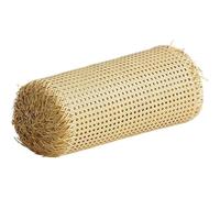 Rouleau de toile en rotin PE - Maille ouverte tissée pour meubles, chaises, armoires, paniers, plafonds, lits et portes - Feuille de cannage de 81,3 cm pour projets de bricolage