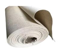 Rouleau de toile vierge en coton apprêté - 5 m de long pour artistes, idéal pour la peinture et les travaux manuels