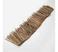 Rouleau de toit de chaume artificiel, 0,5 x 10 m, tuile de paille jaune pour pavillon, station balnéaire, décoration de ferme, fausse couverture de parapluie réaliste pour une utilisation en extérieur