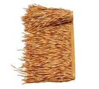 Rouleau de Toit en Chaume de Palmier Artificiel Tuiles en Paille Synthétique PE/PP Résistantes Sans Entretien Pour Bars Tiki Gazebos Cabanas de Piscine Couvertures de Terrasse(Size:0.5*10m,Color:A)