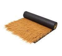 Rouleau de toiture de chaume synthétique ignifuge - 1 x 7 m - Rouleau de palmier pour terrasse - Par clôture (100 x 700 cm)