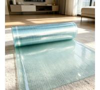 Rouleau de Toiture en Polycarbonate 100 x 3400 cm Aux Intempéries Feuilles de Fibre de Verre Facile à Couper pour Serre Pergola Carport Terrasse et Protection Extérieure, 1mm