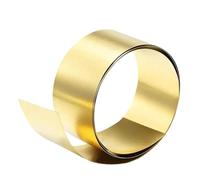 Rouleau de tôle de laiton 1 feuille de laiton plate, épaisseur 0,01-0,3 mm, largeur 10-200, longueur 100-1000(0.03x100x100mm 1pcs)