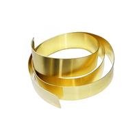 Rouleau de tôle de laiton 1 plaque de laiton, revêtement en, feuille, tôle métallique, longueur 100 à 1000 mm, épaisseur 0,01,3, largeur 10 200, bande(0.1x30x1000mm)