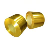 Rouleau de tôle de laiton Découpe laser de bandes, feuilles et revêtements en laiton, épaisseur 0,01-0,6 mm, largeur 10-400, longueur 1000(0.2mm,70x1000mm 1pcs)