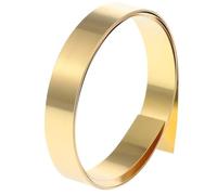 Rouleau de tôle de laiton Rouleau pratique de feuille laiton jaune fine 1000 mm x 10, avec film doré et marque-page/plaque estampée(0.2x10x1000mm)