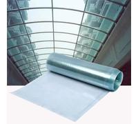 Rouleau de tôle de Toit Transparente en Polycarbonate résistant aux UV de 0,8 mm, Panneaux de Serre en Polycarbonate pour Solarium extérieur, pergola, Patio, Gazebo, poulailler(Size:1*4m)