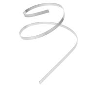 Rouleau de Tôle en Acier Inoxydable pour Architecture et Maquettes | Bande Flexible, Usage Atelier et Chantier, pour Pièces Prototypes et Accessoires Métalliques, Argenté