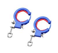 Rouleau de traction de câble avec guide circulaire, 2 pack | Ouverture du cadre fixée, canal de câble accessible, configuration à pince pour le routage des chemins de câbles