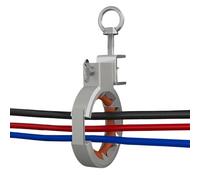 Rouleau de traction de fil - 65 mm - Outil rotatif avec rotation à 330 ° - Système de pont - Pour chantiers, bâtiments commerciaux, travaux souterrains, électriciens et professionnels