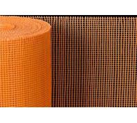Rouleau de treillis en fibre de verre de 164' à 656' for la réparation des murs | Tissu de renfort adhésif for usage domestique et commercial(Orange,150mx0.4cm)