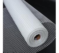 Rouleau De Treillis En Fibre De Verre Renforcé Treillis Mural Anti fissures Matériaux De Construction Absorption Rapide Sans Coulis Blanc Pour Les Fissures Des Murs Intérieur(Size:1x40m/3.2ft x131ft)