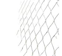 Rouleau de Treillis métallique en Acier, Corde en Acier Inoxydable Maille Argent 2 mm Taille 10 cm(150x600cm)