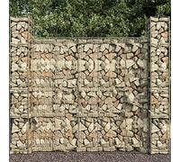 Rouleau de Treillis métallique en Acier, Mur argenté en Acier galvanisé de Gabion 6x0.5x2 m Maille soudée 3,5 millimètres avec la Couverture for extérieur