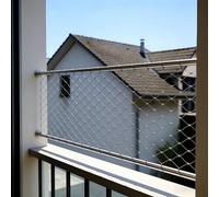 Rouleau de Treillis métallique en Acier, Tailles argentées de Maille la barrière 5cm Corde d'acier Inoxydable(200x1500cm)