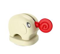 Rouleau de tube de dentifrice éléphant - Essoreuse manuelle | Distributeur réutilisable avec poignée, support de rangement de salle de bain pour pâte à dents, cosmétiques, fournitures de cuisine