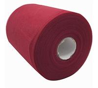 Rouleau de tulle 15,2 cm X 91,4 m 59 Couleurs Disponibles, chemin de table, nœud de chaise, tutu, couture, bricolage, tissu, mariage, fête emballage de cadeau bordeaux