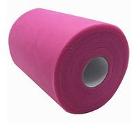 Rouleau de tulle 15,2 cm X 91,4 m 59 Couleurs Disponibles, chemin de table, nœud de chaise, tutu, couture, bricolage, tissu, mariage, fête emballage de cadeau rose rouge