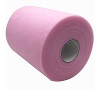 Rouleau de tulle 15,2 cm X 91,4 m 59 Couleurs Disponibles, chemin de table, nœud de chaise, tutu, couture, bricolage, tissu, mariage, fête emballage de cadeau rose
