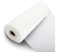 Rouleau de Tulle Blanc, 30cmx91,5m - Tulle Mariage Décoration pour les Anniversaires et les Mariages, la Décoration de Bricolage, Tutu Jupe, Artisanat, Table Décorative, Emballage Cadeau