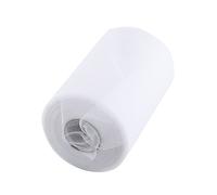 Rouleau de Tulle de 100 Mètres 15 Cm, Tissu à Mailles Fines Rouleaux de Tissu de Tulle à Découper Librement Tulle Décoration de Mariage Bricolage pour Pew Bows Chaise Ceintures (Blanc)