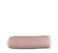 Rouleau de Tulle en Organza, 1M Rouleau de Tulle 25 cm/45 cm de large Multicolore pour Chapeaux de Mariée Chapelier Bricolage Artisanat (Peach,1METER-25CM)