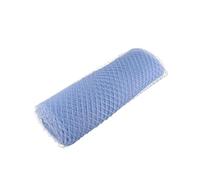 Rouleau de Tulle en Organza, 1M Rouleau de Tulle 25 cm/45 cm de large Multicolore pour Chapeaux de Mariée Chapelier Bricolage Artisanat(Light Blue,1METER-25CM)