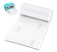 Rouleau de vinyle autocollant permanent intelligent - Pour Cricut Joy - 14 cm x 200 cm - Convient pour décorer des tasses, bouteilles d'eau, t-shirts, sacs de transport, blanc