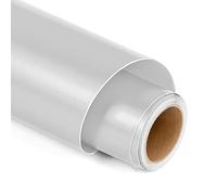 Rouleau de vinyle autocollant permanent pour Cricut et Silhouette Cameo, 30,5 cm x 1,5 m, argenté mat métallisé pour décoration de fête, autocollants de fenêtre, décoration d'intérieur