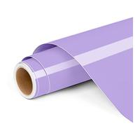 Rouleau de vinyle autocollant permanent pour Cricut et Silhouette Cameo, 30,5 x 1,2 m, violet clair pour décoration de fête, autocollants de fenêtre, décoration d'intérieur