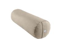 LOTUSCRAFTS Rouleau de yoga pour Yin Yoga, certifié GOTS, rouleau de avec rembourrage en épeautre, housse en coton lavable, bolster, coussin yoga, pilates
