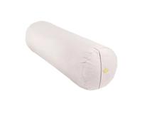 LOTUSCRAFTS Rouleau de yoga pour Yin Yoga, certifié GOTS, rouleau de avec rembourrage en épeautre, housse en coton lavable, bolster, coussin yoga, pilates