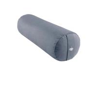 LOTUSCRAFTS Rouleau de yoga pour Yin Yoga, certifié GOTS, rouleau de avec rembourrage en épeautre, housse en coton lavable, bolster, coussin yoga, pilates