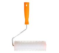 Rouleau Débulleur Ragréage,Rouleau De Sol Autonivelant,Auto-Nivelant Pinceau Outil,Idéal pour Dégazer Les Revêtements de Sol,Accessoires de Fournitures Anti-Mousse,Largeur 22cm Rouleau de purge