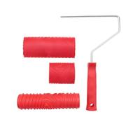 Rouleau décoratif multi-surfaces avec effet de grain de bois réaliste pour mur porte et meubles Outil de peinture murale Outil de rouleau de peinture texturée