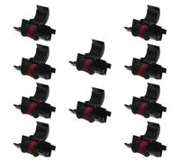 Rouleau d'encre Compatible With IR-40T MP-12D A12E Lot de 10 | Convient aux rubans d'impression de calculatrices HR-100TM et HR-150TM