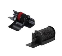 Rouleau d'encre IR40 Noir Rouge Noir, Ruban adapté à ER100 CASIO FR 2550 2500 HR 100 150 7 8 16 Rocky 1236 Royal 315 Pièces de copieur d'imprimante(100 Pieces-Red Black)
