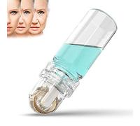 Rouleau derma 64 Microneedling Titane Outils Professionnels Automatiques de Rouleau d'hydre avec la Bouteille de 10 ml pour l'enlèvement de Soin de Peau d'acide Hyaluronique,0.25mm