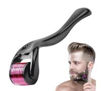 Rouleau Derma, Dermaroller Cheveux 0,5mm, Roller Micro Aiguille Anti-âge Derma roller Visage-Roller Cheveux Repousse-Rouleau Derma Hommes/Barbe-Stimuler la Croissance de la Barbe et Des Cheveux