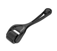 Rouleau Derma Roller 540 en acier inoxydable noir MOOKARDILANE avec étui de rangement - D