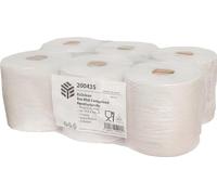 Rouleau d'essuie-mains ELOclean Eco Midi Centerfeed non perforé, 1 épaisseur blanc naturel L.env.300 mxl.env.190 mm adapté à 9000 469 251