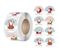 Rouleau D'étiquettes Adhésives Pour Scellage, 2022 Pièces, Cartes De Noël Classiques, Décorations Pour Boîte-Cadeau, Fournitures De Noël, Nouvelle Collection 500