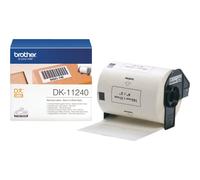 Rouleau d'étiquettes adhésives prédécoupées papier (51 x 102 mm) Brother - DK11240