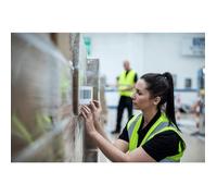 Rouleau d'étiquettes - Brother - 10,2 cm x 58 m - Blanc - 8 rouleaux/carton - Auto-adhésif